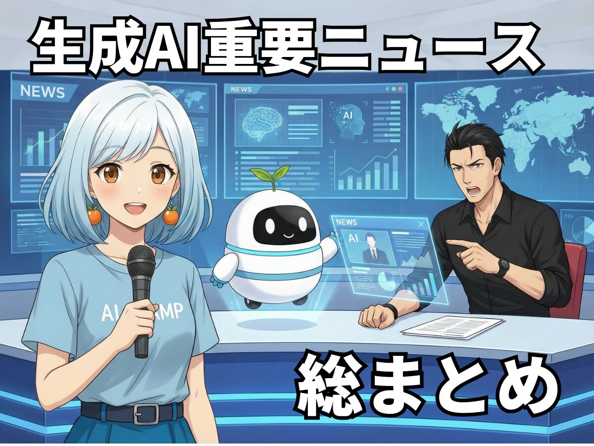 生成AI重要ニュース総まとめ | AIキャンプ｜株式会社ラーニング