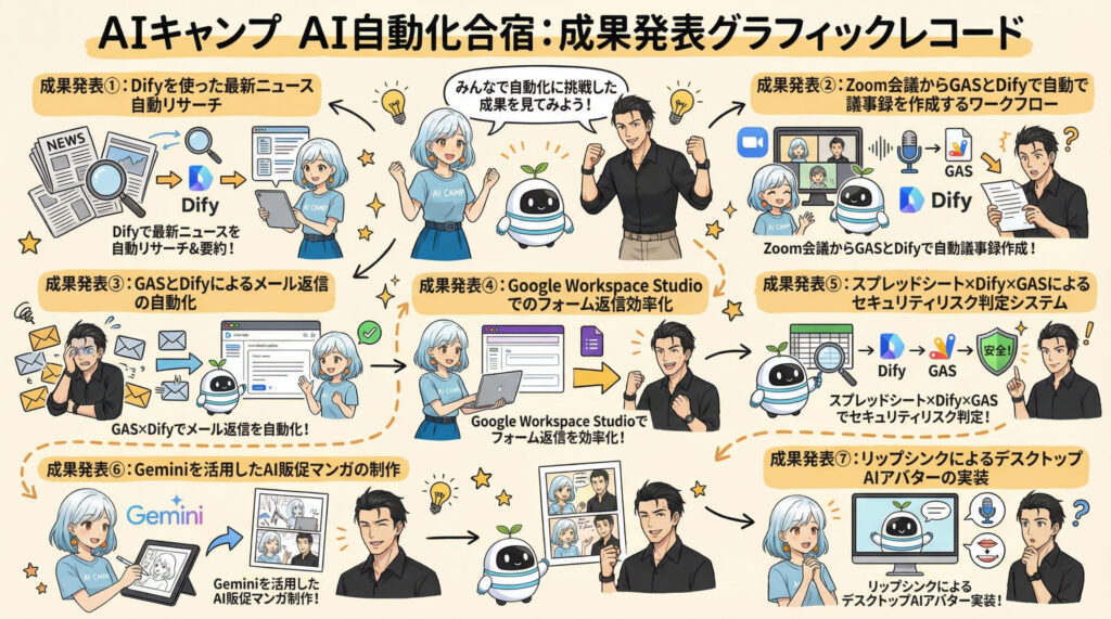 AIキャンプ AI自動化合宿の成果